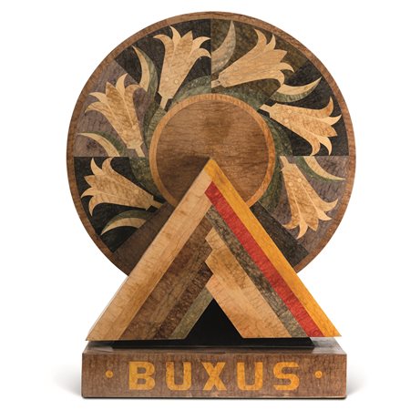 Fortunato Depero 1892 Fondo (TN)-1960 Rovereto (TN), Buxus - Diorama in buxus