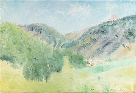 Umberto Lilloni 1898 Milano-1980 Milano, Estate a Bardonecchia