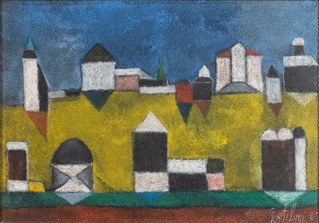 Franco Gentilini 1909 Faenza (RA)-1981 Roma, Paesaggio di Serago