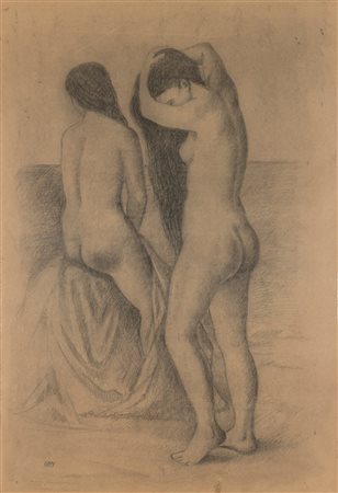 Ubaldo Oppi 1889 Bologna-1942 Vicenza, Due donne