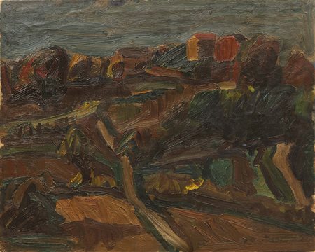 Ennio Morlotti 1910 Lecco-1992 Milano, Paesaggio