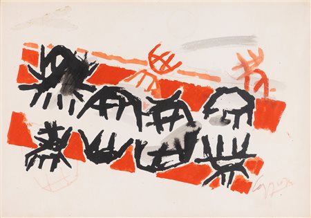 Giuseppe Capogrossi 1900 Roma-1972 Roma, Superficie CP/149