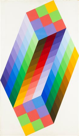 Victor Vasarely 1906 Pécs (HU)-1997 Parigi, Torony-mc
