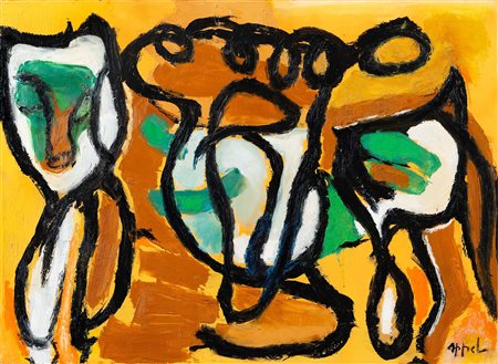 Karel Appel 1921 Amsterdam-2006 Zurigo, Leon