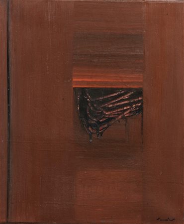 Emilio Scanavino 1922 Genova-1986 Milano, A mani giunte