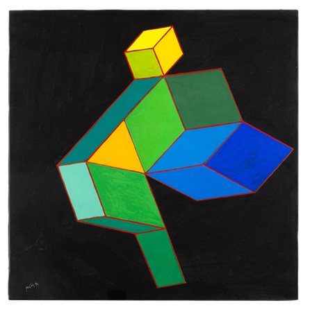 Achille Perilli 1927 Roma -2021 Orvieto (TR), L’Archipendolo