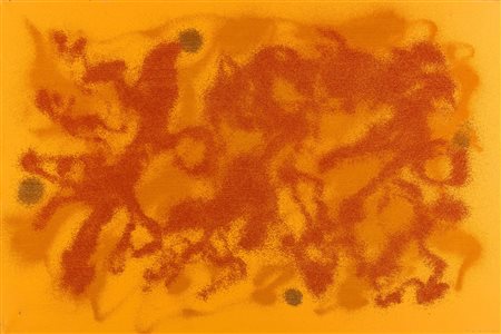 Giulio Turcato 1912 Mantova-1995 Roma, Cangiante giallo arancio