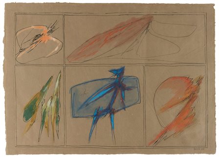 Achille Perilli 1927 Roma -2021 Orvieto (TR), Senza titolo