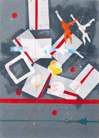 Alighiero Boetti 1940 Torino-1994 Roma, Senza titolo (Cartoline e gibboni)