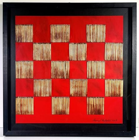 Bernard Aubertin “Dessin de feu” 2008