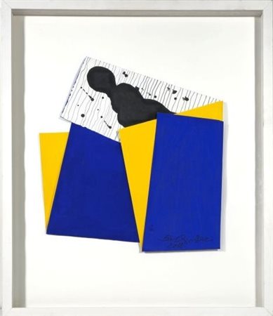 Cesare Berlingeri "Ombra su carta piegata" 2018