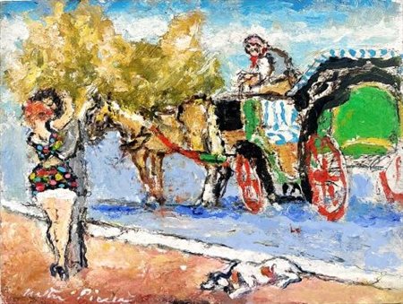 Walter Piacesi “Vetturale e innamorati” 2019