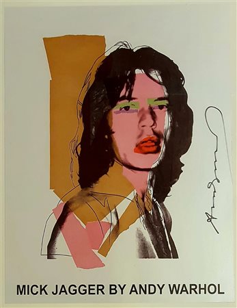 Andy Warhol “Mick Jagger” 1982