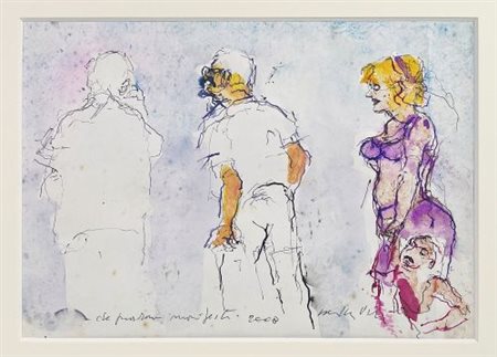 Walter Piacesi “Appunti per figure che guardano" 2008