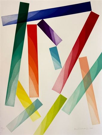 Piero Dorazio “La Grecia Europa Unita” 1997 