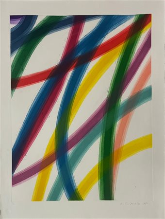 Piero Dorazio “Composizione astratta” 1991 