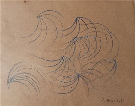 Alessandro Bruschetti “Motivo aeropittorico” primi anni ‘30