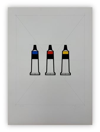 TINO STEFANONI (1937-2017) - Tubetti di colore