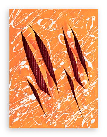 CALOGERO SALEMI (1966) - Squarci di rosso, 2024