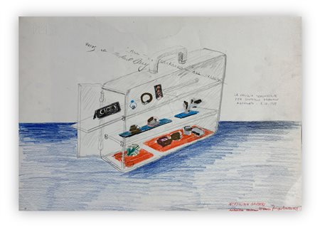 FORGES (ANTONIO FRAGUAS DE PABLO) (1942-2018) - La valigia trasparente per controllo doganale agevolato, 1975