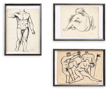 ANONIMO - Lotto unico di 3 opere