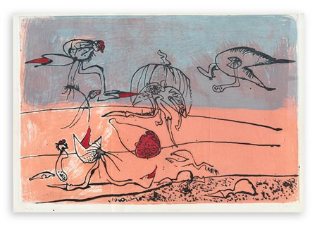 SANDRO CHERCHI (1911-1998) - Senza Titolo, 1976