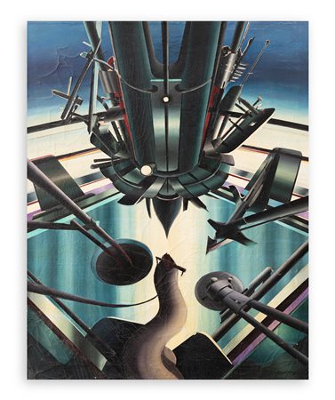 PINO CACCAMO (1929) - Contatto tecnico-biologico, 1976