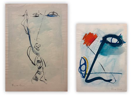 FRANCESCO CARACCIO (FRANCESCO GARACCIO GIANNOTTA) (1950) - Lotto unico di 2 opere