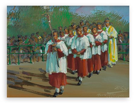 LORENZO PALAZZI (1921-1990) - Montenero, 1955
