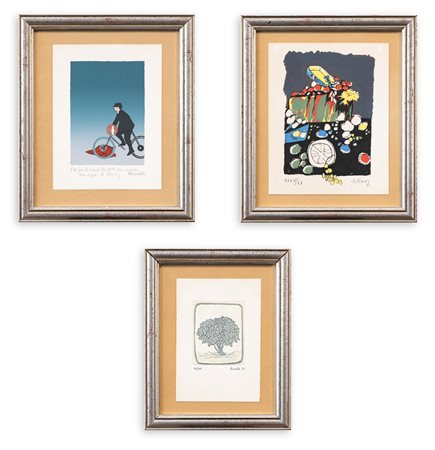 AUTORI VARI (ANTONIO FOMEZ E MARIO ROSSELLO) - Lotto unico di 3 opere