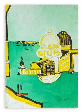 REMO BRINDISI (1918-1996) - Senza Titolo (Venezia), 1974