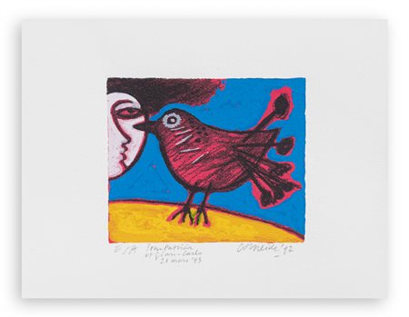 GUILLAUME CORNEILLE (1922-2010) - Senza Titolo, 1992