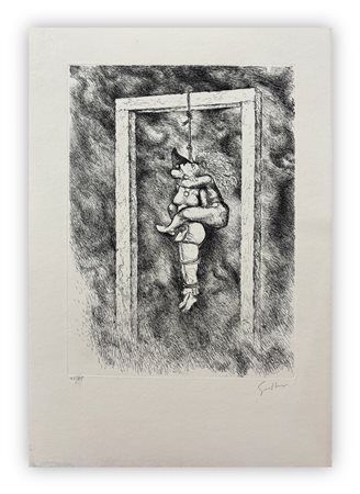 RENATO GUTTUSO (1912-1987) - Altro specchio, altre brame, 1975