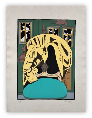 DINO BUZZATI (1906-1972) - Senza Titolo (La veste)