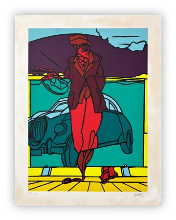 VALERIO ADAMI (1935) - Senza Titolo