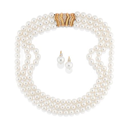 Sabbadini - Demi parure con perle 