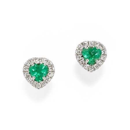 Orecchini con smeraldi 
