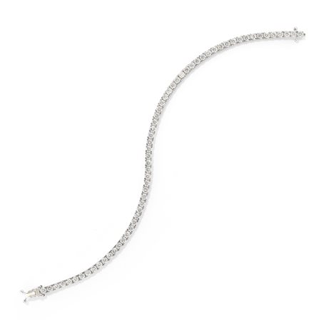 Bracciale tennis con diamanti