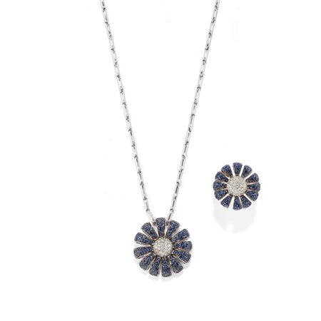 Chimento - Demi parure con zaffiri