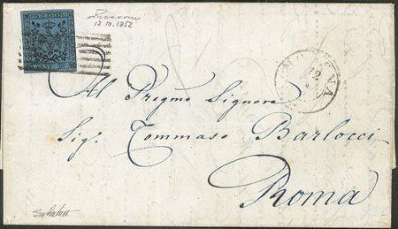 Antichi Stati Italiani - Modena - Lettera spedita da Modena a Roma