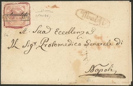 Antichi Stati Italiani - Napoli - Lettera spedita da Melfi per Napoli