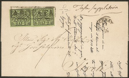 Antichi Stati Italiani - Stato pontificio - Lettera da ARQUATA a Tivoli il 10 aprile 1854