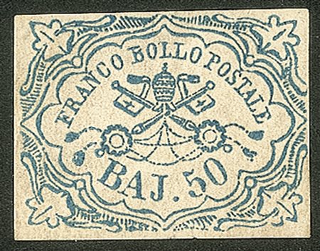 Antichi Stati Italiani - Stato pontificio - 50 baj nuovo senza gomma (Sass. 10)