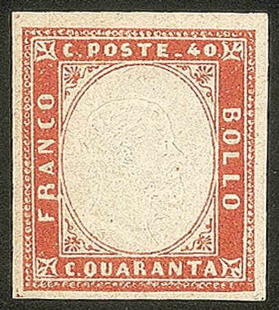 Antichi Stati Italiani - Sardegna - 1855 - 40 cent (16a)