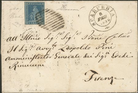 Antichi Stati Italiani - Toscana - Scarperia (muto a 11 sbarre ovali P.ti R2)