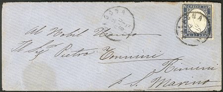 Regno - Vittorio Emanuele II - Bustina (2c)