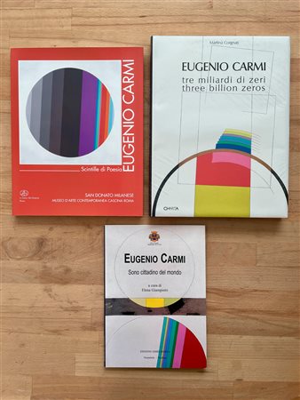 EUGENIO CARMI - Lotto unico di 3 cataloghi