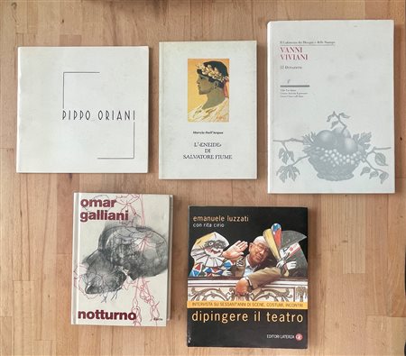 PITTURA FIGURATIVA ITALIANA - Lotto unico di 5 cataloghi