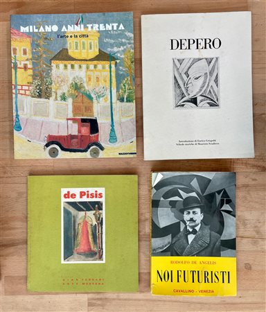 ARTE FUTURISTA - Lotto unico di 4 cataloghi