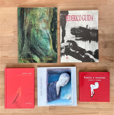 ARTISTI CONTEMPORANEI ITALIANI - Lotto unico di 5 cataloghi